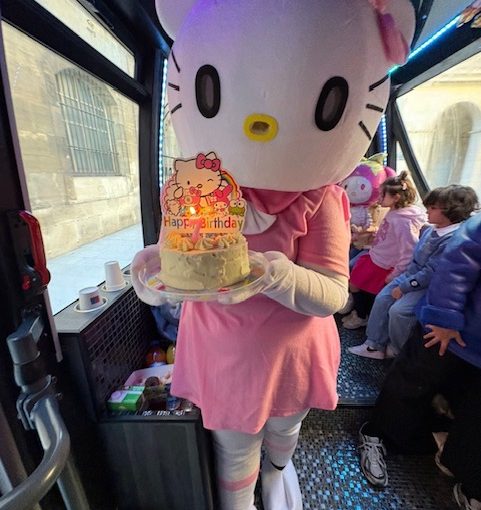Mascotte Hello Kitty version2 pour déguisement enfant à Pau 64