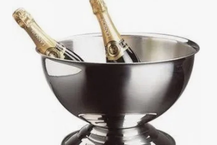 vasque inox champagne ou punch et pour traiteur ou restaurateur ou réception à Pau-64