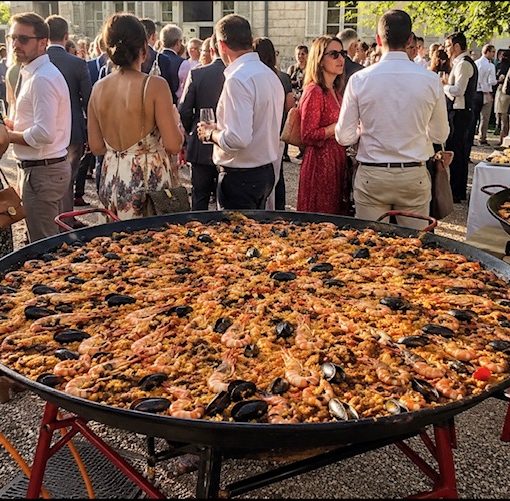 location poêle à paella pour poisson et riz pour réception mariage à Pau-64