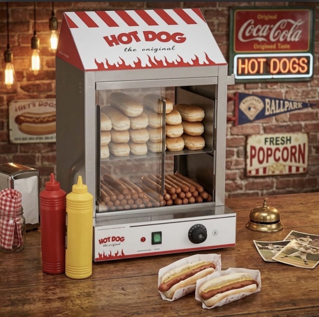 machine à hot-dog pour saucisse et pain américain à Pau 64