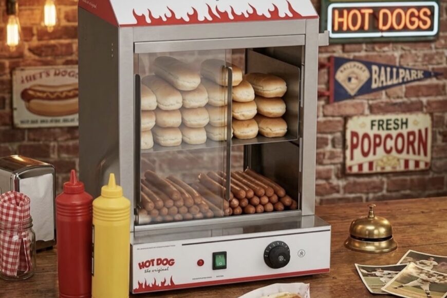 machine à hot-dog pour saucisse et pain américain à Pau 64