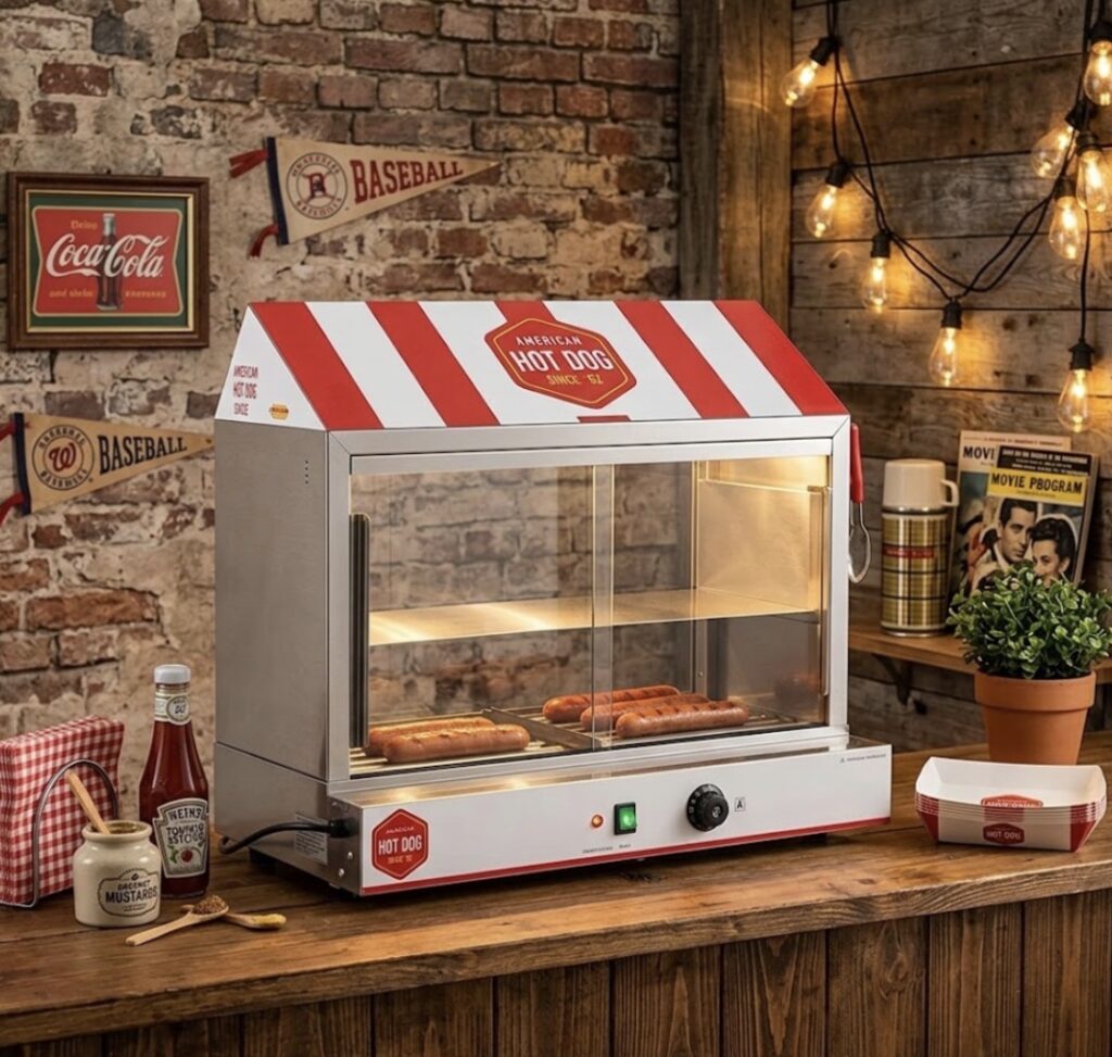 machine thème américain hot-dog géant dans le sud-ouest 64
